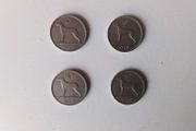 4.Irish Six Pence Coins.