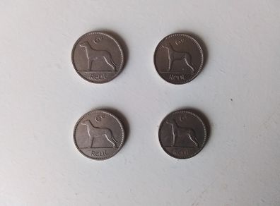 4.Irish Six Pence Coins.