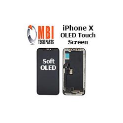 iPhone X OLED Soft Screen and Touch Screen Digitizer Glass Replacement Black