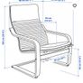 IKEA POANG Chairs and Footstools Image 7