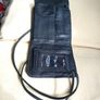 Tula Black Leather Wallet With Shoulder Strap Image 3