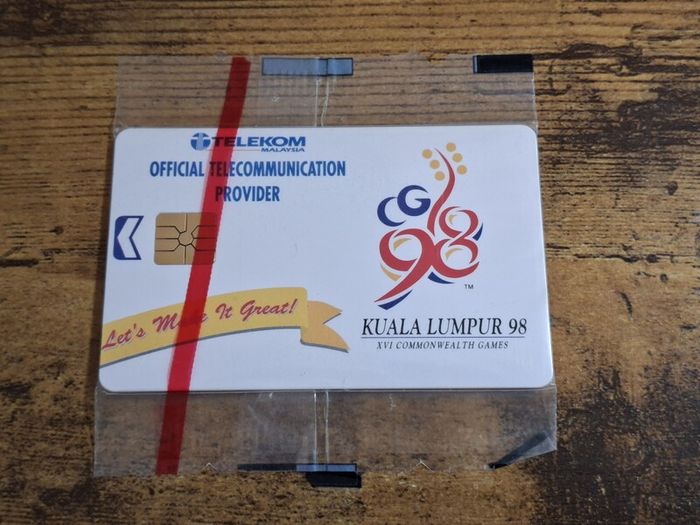 Malaysia Phonecard "Kuala Lumpur '98", 1997, mint in wrapper, RM20 - free standard postage