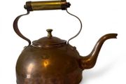 Late Georgian period 1830s copper and brass kettle