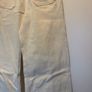 Leigh Tucker Willow Girls Cream/Lemon Wide Leg Jeans (7-8 Years) Image 5