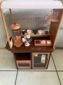 Our Generation Hot chocolate/ Coffee Shop stand with accessories