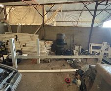 Complete 180 metre run of heavy-duty white PVC ranch fencing