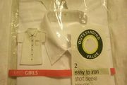 BNWT 2 pk Age 7 M&amp;S Girs Blouses, Short sleeve