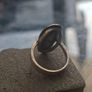 Lovely Vintage Sterling Silver Ladies Ring with a single Pearl stone Image 4