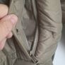 Khaki coloured onion quilted jacket Image 4