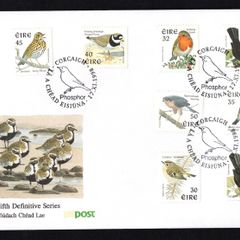 1998 Ireland Eighth Definitive Series Birds Phosphor Stamps An Post First Day Cover (FDC) with Cork Pictorial Cancel