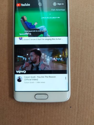 Samsung Galaxy S6 Edge, Model SN-G925F, 64GB, in excellent cosmetic condition