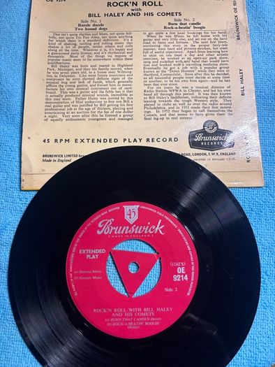 Bill Haley And His Comets vinyl single EP