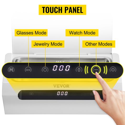 BRAND NEW 500ml Ultrasonic Cleaner Mini Portable Washing Machine Ultrasound Bath Sonic Cleaning Devices for Glasses Home Appliances