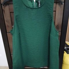 Green sleeveless top