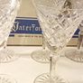 Six Waterford Crystal Wine Glasses Image 4