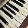 Victorian player piano, ivory keys Image 2