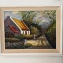 The old country road painting Image 6