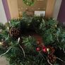 Small Christmas Wreath with Battery Lights Image 10