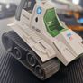 Vintage GI Joe Hasbro Toy Tank from 1980s Image 2