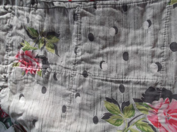 vintage scrap quilt, antique quilt, Rag quilt