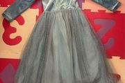 blue princess dress