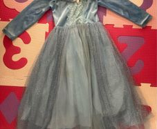 blue princess dress