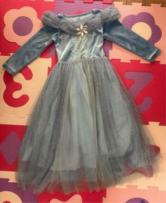 blue princess dress