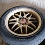 Toyota mr2 mk2 Sparco racing crimson alloy wheels Image 4