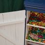Navy & Cream Cottage Cupboard Image 4