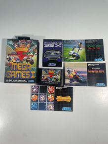Sega mega drive mega games 1 complete with box, manuals and game