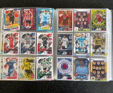 Soccer Cards Full Binder Lot Topps Panini Match Attax