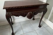Mahogany Antique Sidetable in VG condition.
