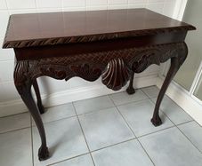 Mahogany Antique Sidetable in VG condition.
