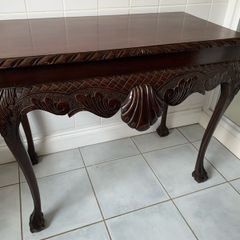 Mahogany Antique Sidetable in VG condition.