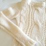 New Look Cream Knit Crop Jumper - Size 6 Image 2