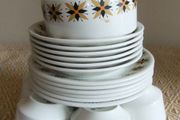 Arklow Pottery Star Dust Pattern 21 Piece Coffee Set
