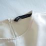 Zara Long Sleeve Cream Top - Small Image 6