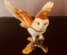 Owl Trinket Box