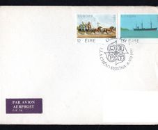 1979 Ireland Europa Communications Commemorative Stamps Plain Addressed First Day Cover (FDC) with Cork Cancel.