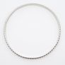 Studded Edge Sterling Silver Bangle Image 3
