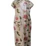 Cream floral embroidered  Oriental dress size medium occasion wedding holiday Postage included Image 3