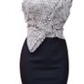 Karen Millen Elegant Tweed Dress with Textured Bodice Image 3