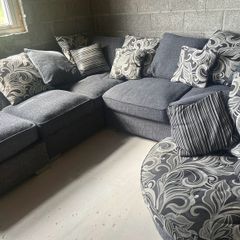 corner sofa plus swivel chair