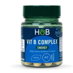 H&B Holland & Barrett Complete Vitamin B Complex B1 B2 B3 B5 B6 B7 B9 B12