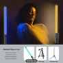 BTFOOR RGB LED Photography Light Wand - USB Rechargeable, Adjustable Brightness & Temperature, Colorful Video Stick for Studio & Party Lighting Image 6