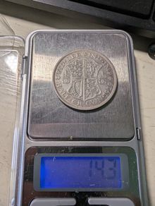 1929 Silver Halfcrown