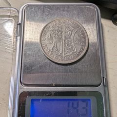 1929 Silver Halfcrown