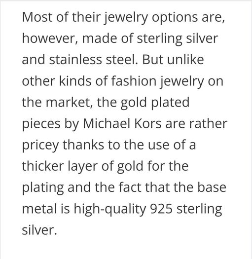 Authenthic Michael Kors Gold Choker Necklace