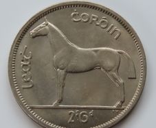 Ireland 1966 Half crown UNC 60 YEARS OLD Irish coin