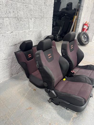 Mk4 golf leather heated 3 door Recaro seats cards